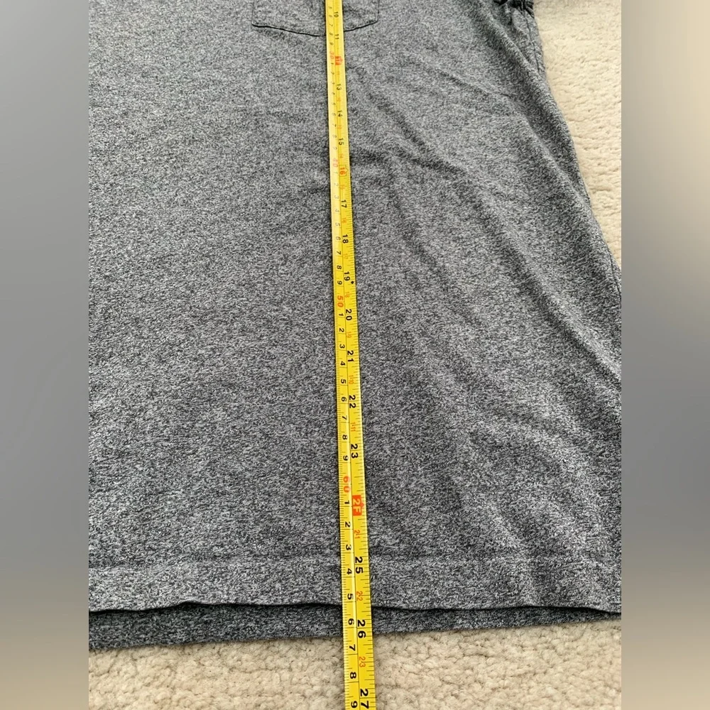 Polo Ralph Lauren Men's Large Gray Classic-Fit Pocket Short Sleeve T-Shirt